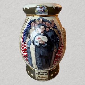 Miller Beer 2002 Norman Rockwell "Package From Home" Collectors Stein Mug COA